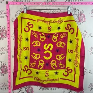 Calgary Stampede Red and Yellow Bandana Scarf